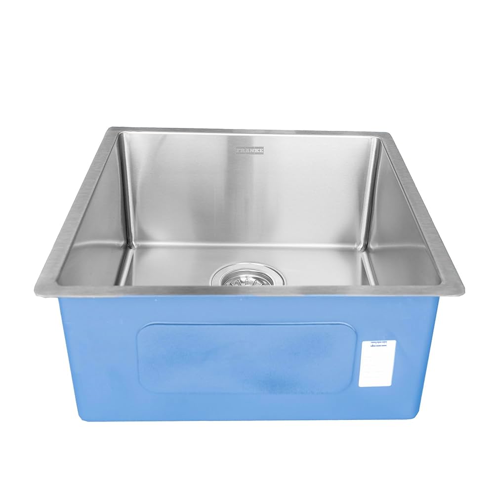 ニック18 Carysil Quadro Series Zero Radius Single Bowl Kitchen Sink